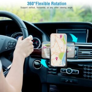 Universal Car Air Vent Phone Mount Car Phone Holder Bracket Cradle Dashboard Car Phone Stand with Strong Vent Clip - Image 8