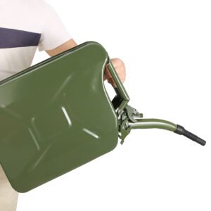 20L Gas Can 5 Gallon Spill Proof Gasoline Fuel Jerry Can Heavy Duty Steel - Image 7