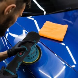 Cordless Car Buffer Polisher with 2Pcs 1500mAh Rechargeable Batteries 8 Speed Levels Wireless Polishing Waxer Machine Kit for Car Detailing - Image 11