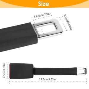 2Pcs Car Seat Belt Extender 9in Buckle Tongue Webbing Extension Safety Belt Auto Belt Clip Lengthening - Image 12