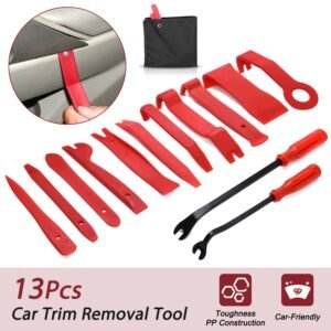 13 Pcs Car Trim Removal Tool Auto Door Panel Clip Dash Plastic Interior Radio Body Open Pry Kit - Image 9