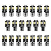 20Pcs T10 SMD5730 LED Light Bulbs 6000K Wedge Light Lamps Dome Map License Plate Car Interior Festoon Lights Kits