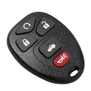 2 Keyless Entry Car Key Remote Key Fob Case Button Pad Replacement for 2004-2010 Chevrolet Malibu KOBGT04A - Image 10
