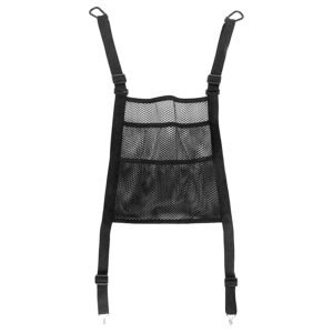 Car Mesh Organizer 3 Layer Seat Back Net Pocket Bag Cargo Elastic Tissue Purse Holder Driver Storage Netting Pouch Barrier of Backseat for Kids Pets - Image 13