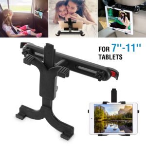 Car Headrest Tablet Mount 360? Rotation Car Tablet Holder Universal for 7-11 Inch iPad iPad Air iPad Pro Galaxy Tab Kindle Fire - Image 12