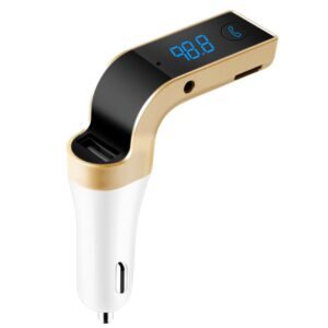 Car Wireless FM Transmitter USB Charger Hands-free Call MP3 Player TF Card Reading Aux-in LCD Display - Image 6