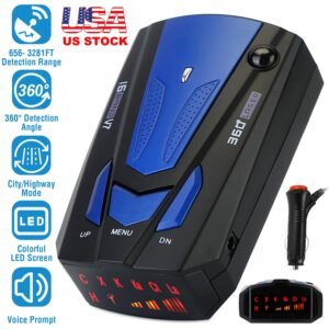 Radar Detector Car 16 Band V7 Speed Safety Voice Alert Car Radar LED Display City Highway Mode Auto 360? Detection - Image 5