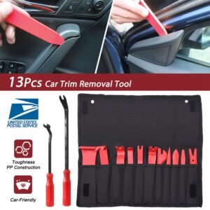 13 Pcs Car Trim Removal Tool Auto Door Panel Clip Dash Plastic Interior Radio Body Open Pry Kit - Image 10
