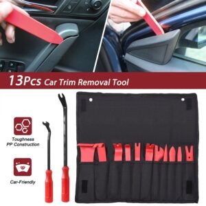 13 Pcs Car Trim Removal Tool Auto Door Panel Clip Dash Plastic Interior Radio Body Open Pry Kit - Image 11