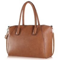 Women?s Soft Leather Handbag Tote Bags Large Shoulder Crossbody Bag 7 Cells Zipper Purse Handle Bag Phone Book Cosmetic Case for Office Lady Student
