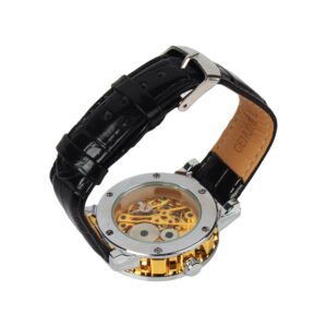 Gold Dial Skeleton Mechanical Watch - Image 2