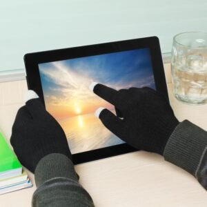 Unisex Touch Screen Gloves Full Finger Winter Warm Knitted Gloves For Warmth Running Cycling Camping Hiking - Image 9