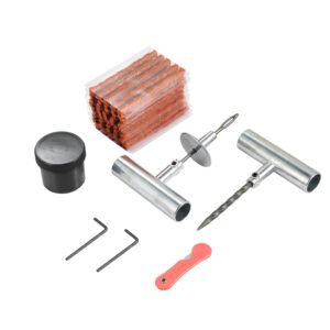 57 Pcs Universal Tire Repair Tools Kit Flat Tire Puncture Repair Tools for Cars Trucks - Image 13