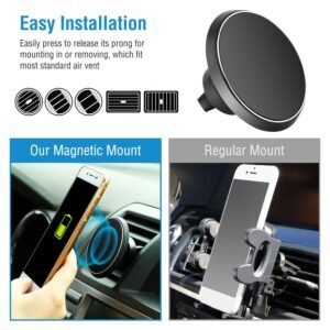 Qi Wireless Car Charger Magnetic Car Phone Charger 5W Charging Pad Air Vent Phone Mount Holder for iPhone XS MAX XR Galaxy S10 S9 Tablet GPS Device - Image 14
