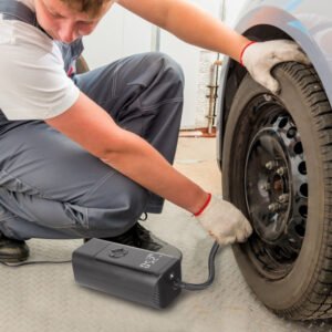 Car Tire Inflator Pump Portable Car Air Compressor Corded Electric Air Pump With LED Light - Image 12