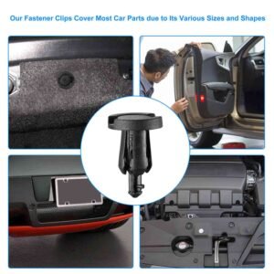 500Packs Bumper Fastener Rivets 30 Kinds Bumper Push Clips Fender Replacement Universally Fit for Honda Toyota Car Panel Skirt Shield Retainer - Image 5