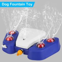 Dog Water Fountain Pet Step-on Dog Outdoor Sprinkler Dog Drinking Water Fountain