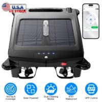 Solar Robotic Pool Cleaner Skimmer Automatic Swimming Pool Surface Cleaner Robot
