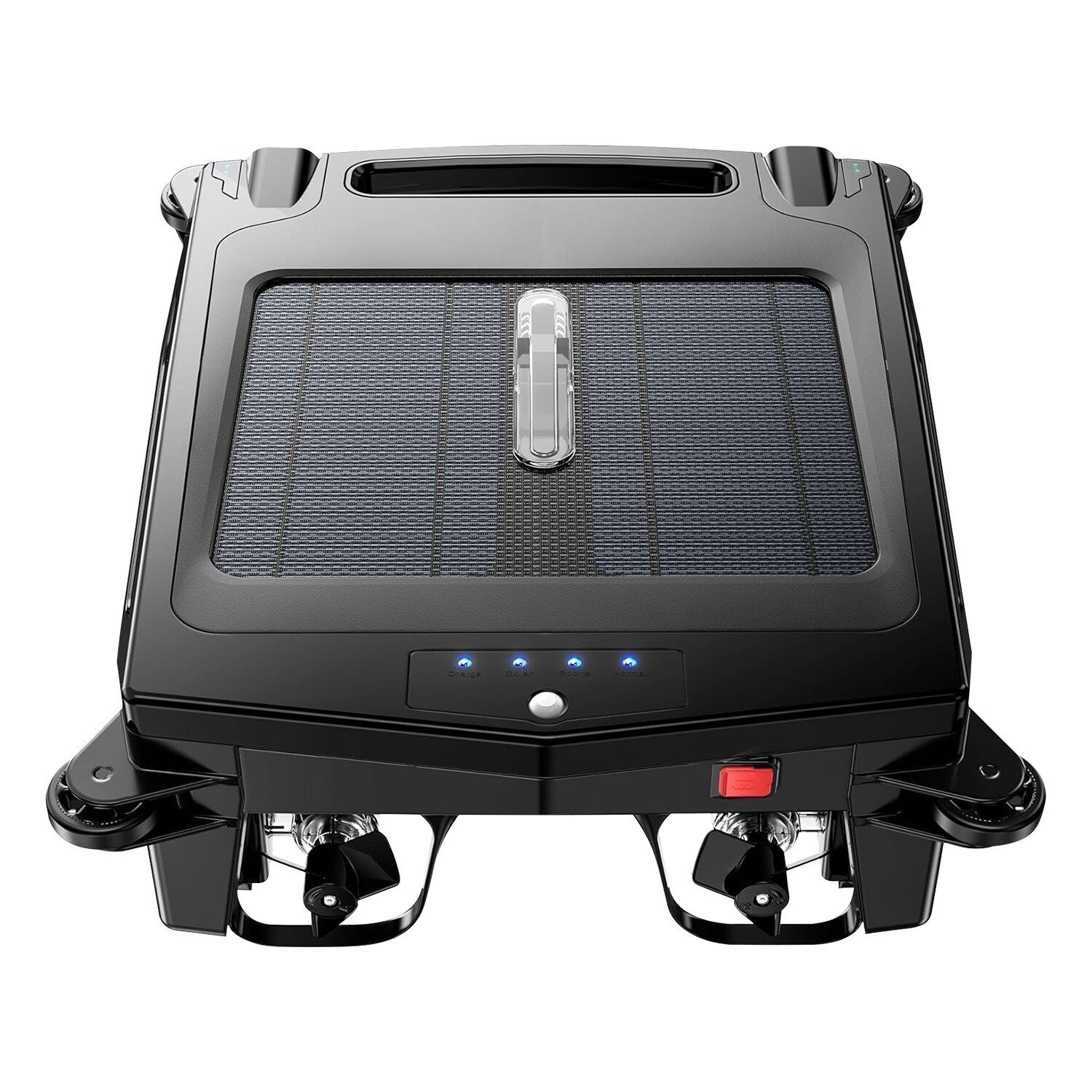 Solar Robotic Pool Cleaner Skimmer Automatic Swimming Pool Surface Cleaner Robot - Image 4