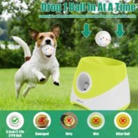 Automatic Dog Ball Launcher Rechargeable Balls Launcher For S/M Dogs 3 Distance