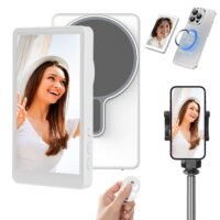 Vlog Selfie Monitor Screen Wireless Magnetic w/ Remote For iPhone&Android Phone
