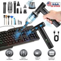 Electric Compressed Air Duster 6KPA 130000RP Cordless Dust Blower Vacuum Cleaner