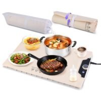 Food Warming Mat Upgraded 14 Levels Adjustable Temperature Electric Warming Tray