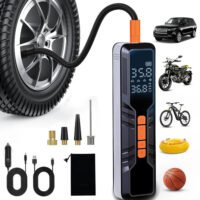 Tire Inflator Portable Air Compressor 150PSI Electric Cordless Air Pump w/ Light