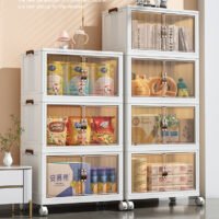 3 Packs Stackable Storage Bins Closet Organizer Box with Lids & Wheels 18x10x10"