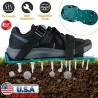 Pair Lawn Yard Grass Aerator Shoes Loosen The Soil & Root Growth Shoes for Lawn