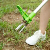 39" Long Handle Weed Puller Twister Stand Up Root Removal Grass Manual Remover