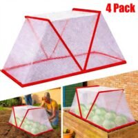 4PCS Garden Row Accelerator Plants Cover 31*13*13" Plant Seedling Net Cage Guard