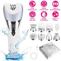 7In1 Lady Shaver Bikini Electric Razors for Women Wet Dry Hair Removal Epilators