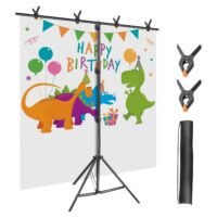 Adjustable Background Support Stand Photography 6.5×8.5FT Photo Backdrop Kit