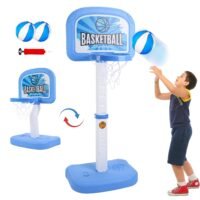 Poolside Water Game Set for Kids Sporst Basketball Goal toy Blue 717971903192