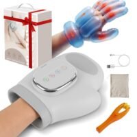 Cordless Hand Massager with Heat Compression for Pain & Carpal Tunnel