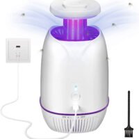 Powerful Electric Fly Bug Zapper Plug-in Mosquito Insect Killer Lamp w/3 Modes 737547592070