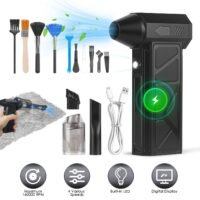 2IN1 Duster &Vacuum Compressed Air Duster-160000RPM Home Car Electric Air Duster