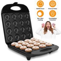 1400W Electric Mini Donut Maker Machine Nonstick Surface Baker 16 Doughnuts 717971903468