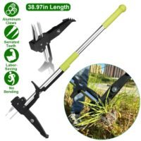 Weeder Puller Stand Up Weed Tool with 39" Handle Garden Weed Root Remover Killer