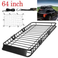 Universal Roof Rack 64in Extension Cargo Car Top Luggage Carrier Holder Basket