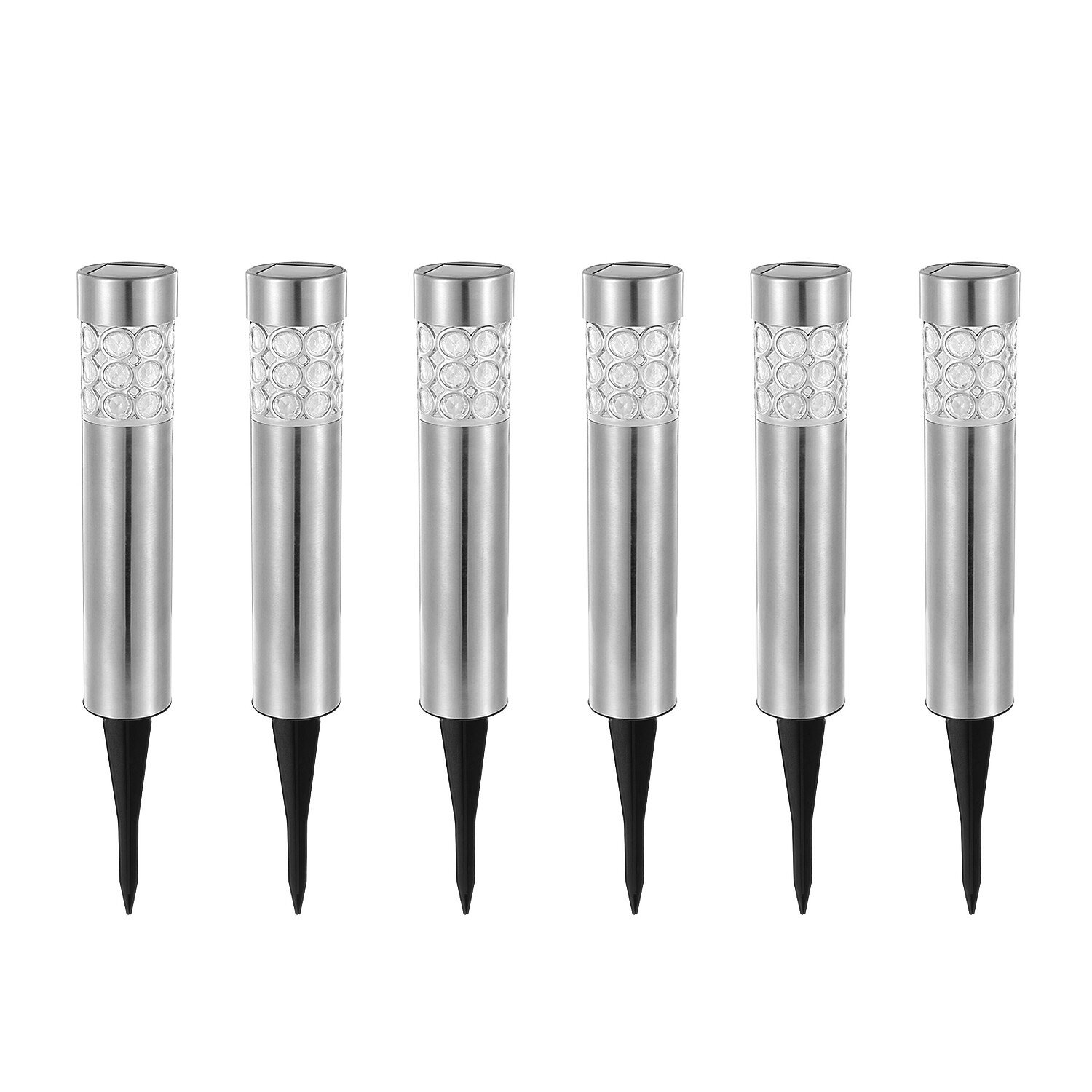 6Pcs Solar Landscape Lawn Light Waterproof Outdoor Garden Lamp RGB Decor Light - Image 3