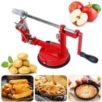 3 in 1 Apple Corer Slicer Peeler Stainless Steel with Strong Suction Base Stable