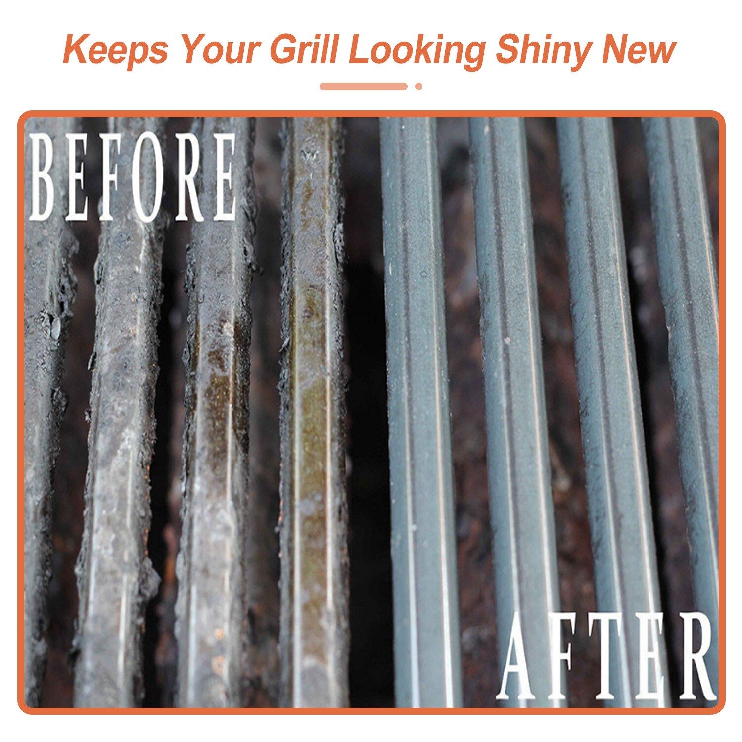 16.5 inch Grill Stainless Steel Cleaner Wire Bristle Barbecue Scraper BBQ Brush - Image 4