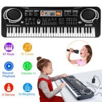 61-Key Electronic Music Piano Keyboard Kid's Education Toy Musical Instrument