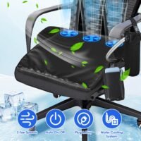 3 Speeds Water Cooling System Seat Cushion with Fans For Office Car Auto On/Off