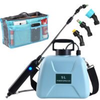 5L Electric Plant Sprayer Telescopic Garden Automatic Sprayer w/ Insert Handbag