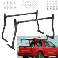 800LBS Pair Truck Ladder Rack - Extendable Width 47-73 " No-Drill Installation