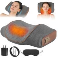 3-in-1 Neck Massager Pillow with Heating Air Compression for Neck Back Shoulder