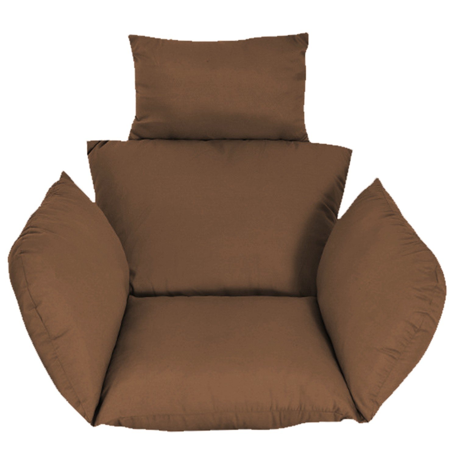 Thicken Egg Swing Chair Pad Hanging Egg Chair Replacement Cushion with Headrest